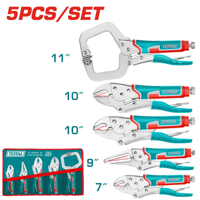 Jeu de pinces 5 pièces TOS23091