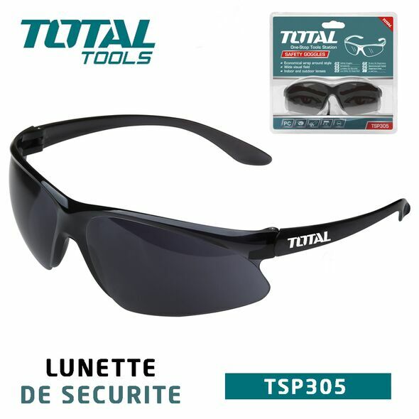 TSP305 Lunettes De Sécurité Total Indice 8 Protection - TOTAL TOOLS TUNISIA Site officiel | Station d'outils