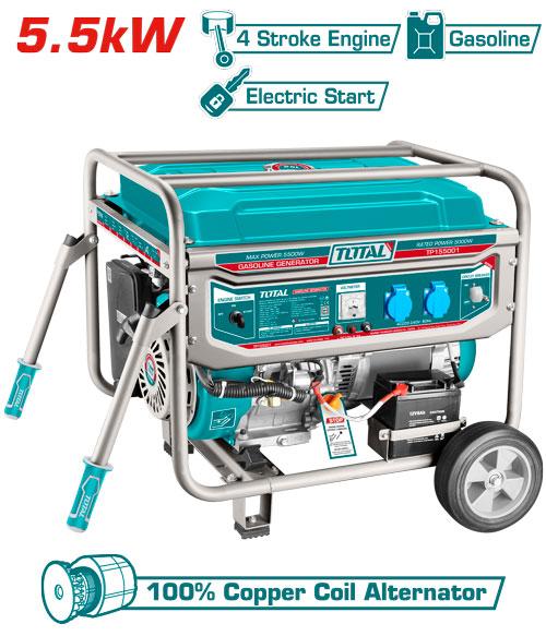 TP155001 - Groupe Électrogène 5500W TOTAL Idéal Usage - TOTAL TOOLS TUNISIA Site officiel | Station d'outils