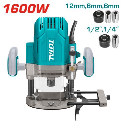 TR111216 – Défonceuse TOTAL 1600W Pour Menuiserie –Rainures - TOTAL TOOLS TUNISIA Site officiel | Station d'outils