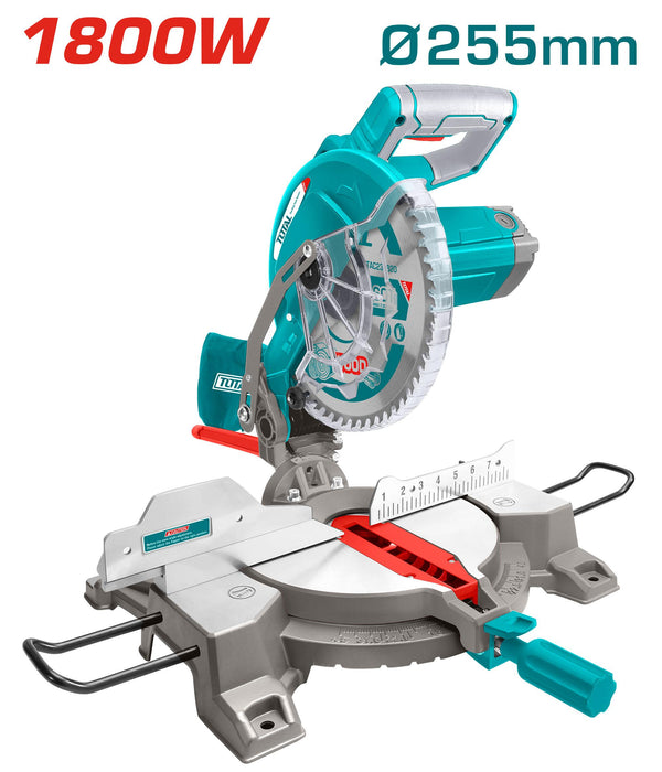 TS42152557 - Scie Onglet TOTAL 1800W 255mm - Coupes Précises - TOTAL TOOLS TUNISIA Site officiel | Station d'outils