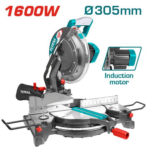 TS42163051 Scie à Onglet TOTAL 1600 W Pour Menuiserie - TOTAL TOOLS TUNISIA Site officiel | Station d'outils