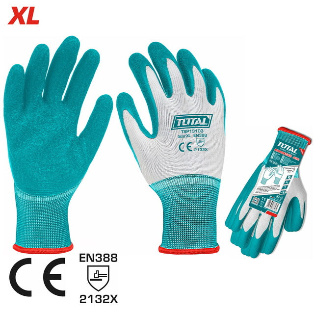 TSP13103 Gants En Latex TOTAL XL Pour Protection Et Confort - TOTAL TOOLS TUNISIA Site officiel | Station d'outils