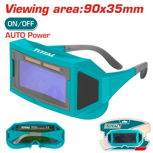Lunettes De Soudage Total TSP9405 Avec Filtre Électronique LCD À Obscurcissement Automatique