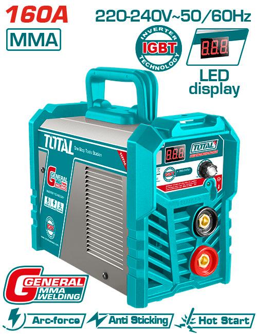 TW216028 - Poste MMA Onduleur 4/160A TOTAL - Efficace - TOTAL TOOLS TUNISIA Site officiel | Station d'outils