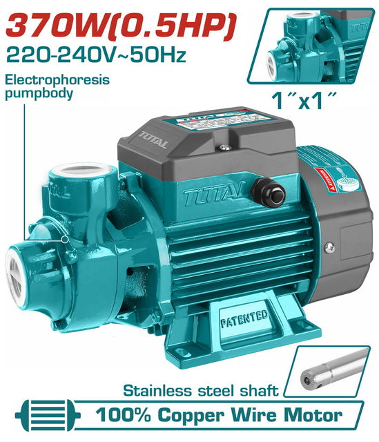 TOTAL POMPE A EAU 0.5HP TURB TWP137026