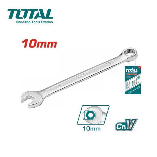 CLE Mixte 10 Mm Durable Polyvalente Pour Bricolage TCSPA101 - TOTAL TOOLS TUNISIA Site officiel | Station d'outils