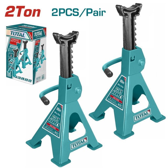 Cric 2T 2Pcs Pour Levage Auto - TOTAL TUNISIA THJS0201 - TOTAL TOOLS TUNISIA Site officiel | Station d'outils