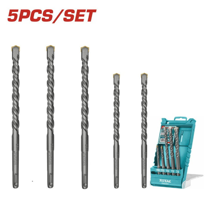 Ensemble De Forets SDS Plus Total TAC190501 6x110 12x160 - TOTAL TOOLS TUNISIA Site officiel | Station d'outils
