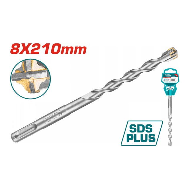 Foret 8x210 – TOTAL TUNISIA Perçage Rapide – TAC310803C - TOTAL TOOLS TUNISIA Site officiel | Station d'outils