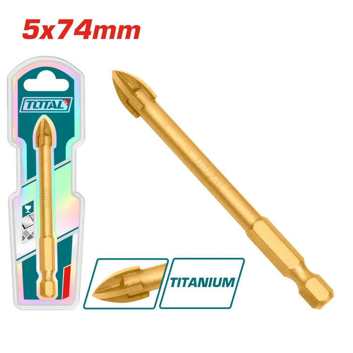 Foret Carrelage 5x74 Carbure TOTAL TUNISIA TACG210512 - TOTAL TOOLS TUNISIA Site officiel | Station d'outils