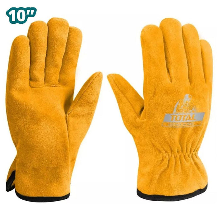 Gants Cuir Croûte De Haute Qualité 10 Pouces Total TSP14210 - TOTAL TOOLS TUNISIA Site officiel | Station d'outils