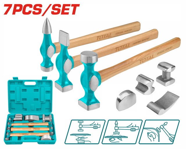 Marteaux Carrosserie TOTAL TUNISIA Pour Retouches TBAFO712 - TOTAL TOOLS TUNISIA Site officiel | Station d'outils