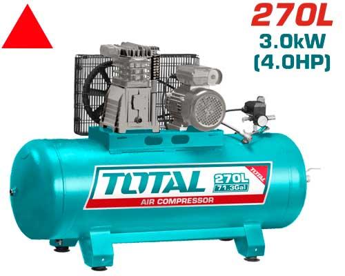ضاغط هواء TC1403002E سعة 270 لترًا 4CV لهواة الأعمال اليدوية المحترفين