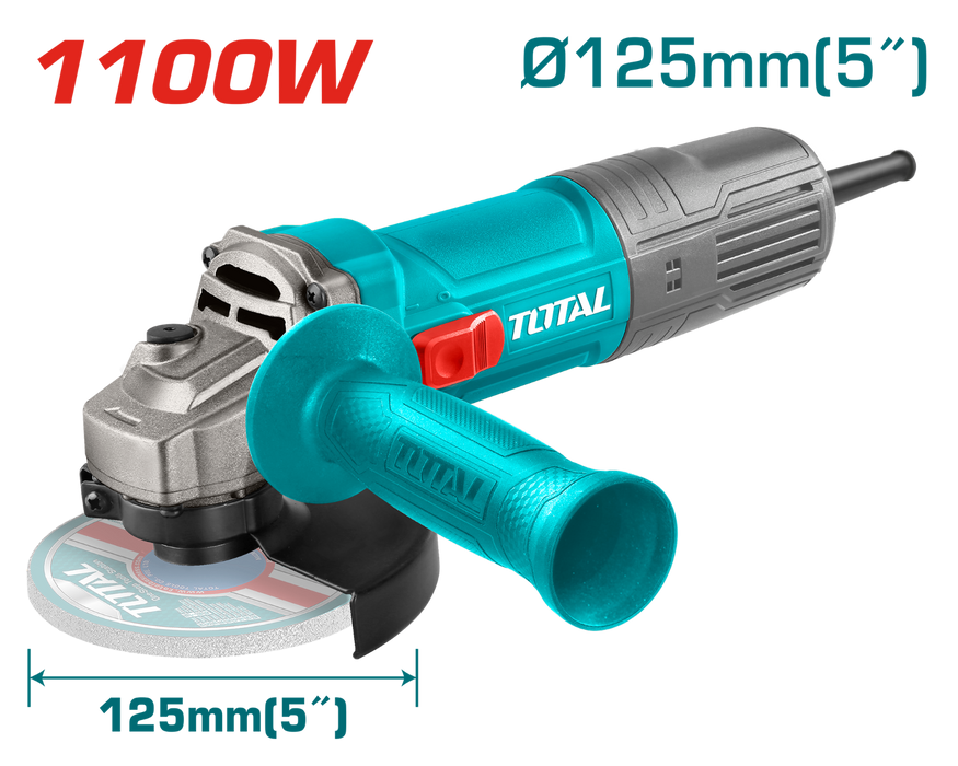 Meule d Angle 125 1100 W Total Tunisia Coupe TG11012536 - TOTAL TOOLS TUNISIA Site officiel | Station d'outils