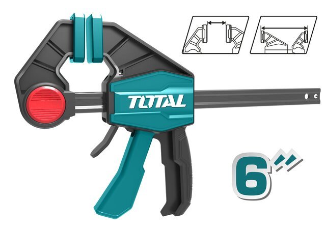 THT1340601 - Pinces À Barre Rapide TOTAL 63x150 - Serrage 60 Kg - TOTAL TOOLS TUNISIA Site officiel | Station d'outils