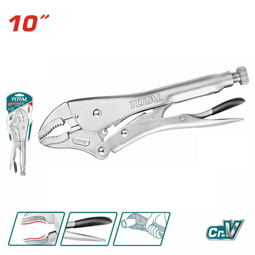 THT191001 Pince Étaux 250 Mm 10 Pouces En Acier Nickelé - TOTAL TOOLS TUNISIA Site officiel | Station d'outils