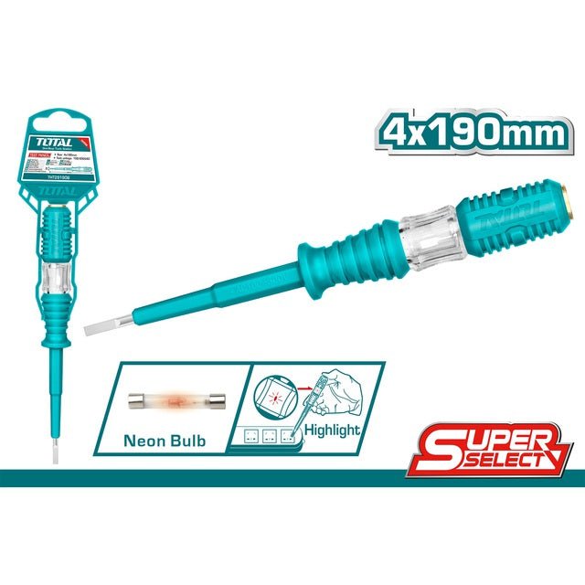 TOTAL Crayon De Test 190mm Pour Mesures Électriques Fiables - TOTAL TOOLS TUNISIA Site officiel | Station d'outils