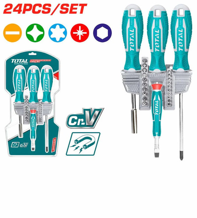 Tournevis CrV Magnétiques – Total Tunisie Tacsd302462 - TOTAL TOOLS TUNISIA Site officiel | Station d'outils