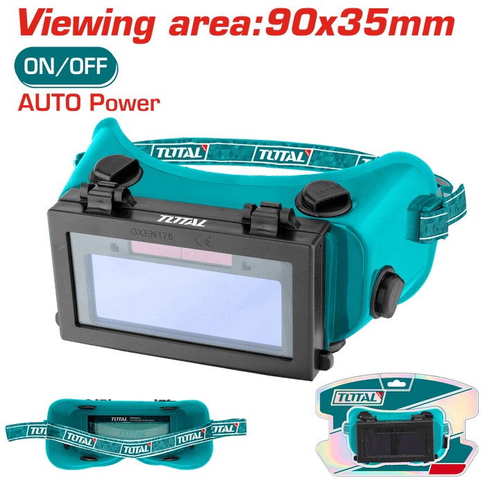 TSP9403 Lunette Soudage TOTAL Filtre LCD Usage Sécurité - TOTAL TOOLS TUNISIA Site officiel | Station d'outils