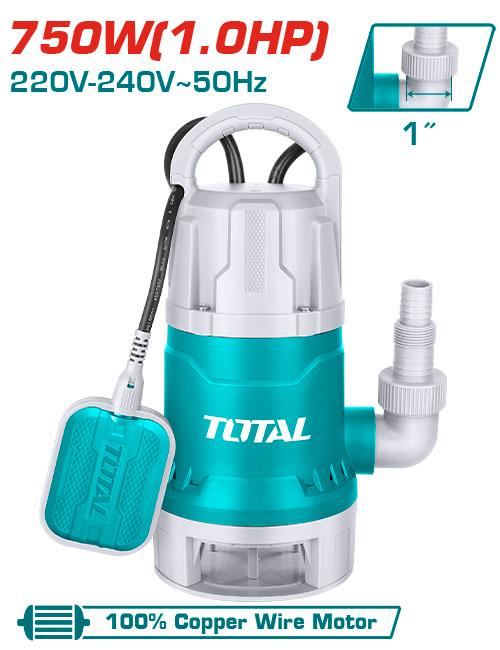 TWP87506 Pompe Submersible TOTAL 750W Drainage Efficace - TOTAL TOOLS TUNISIA Site officiel | Station d'outils
