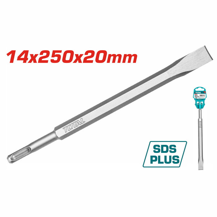 Burin Plat SDS Plus TOTAL 14 x 250 x 20 mm TAC15121411