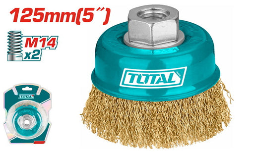 Brosse Métallique 125mm Écrou TAC31051 Nettoyage Ébavurage - TOTAL TOOLS TUNISIA Site officiel | Station d'outils
