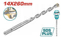 Foret SDS Plus 14x260mm TOTAL TUNISIA Béton TAC311403C - TOTAL TOOLS TUNISIA Site officiel | Station d'outils