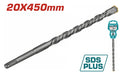 TOTAL Foret SDS Plus 20x450 Tête Carbure 4 Taillants - TOTAL TOOLS TUNISIA Site officiel | Station d'outils