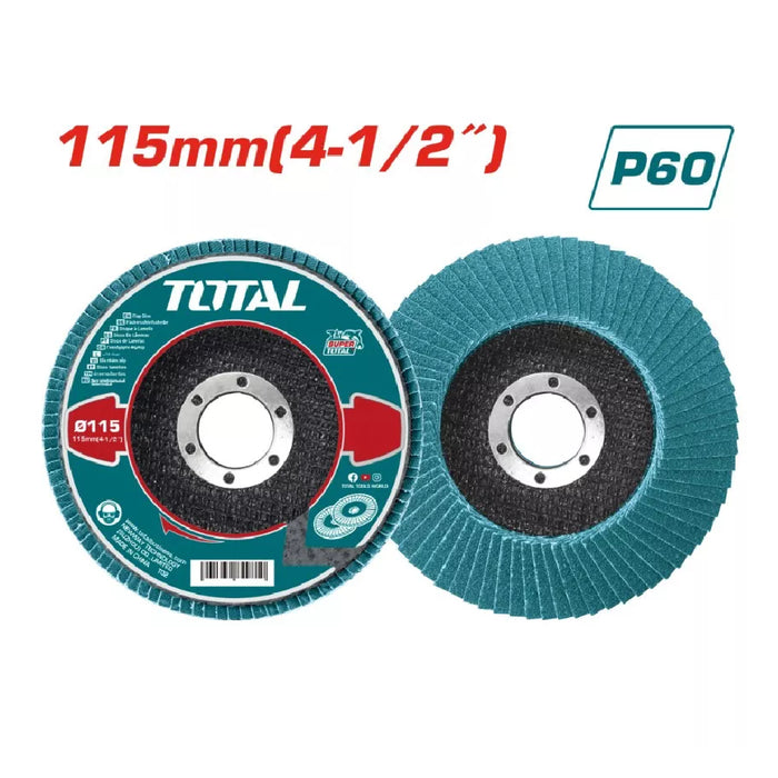 TOTAL Disque À Lamelles Ø115 Mm Performance Professionnelle TAC641152