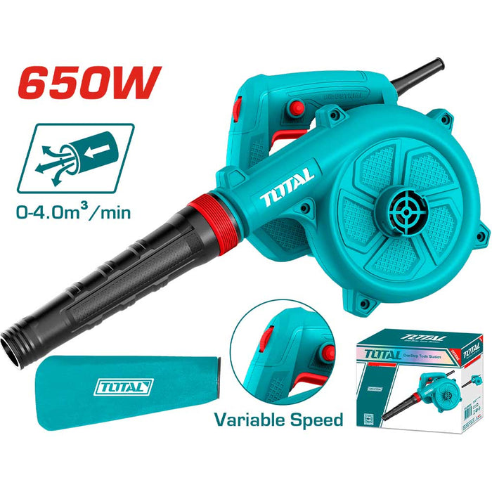 Souffleur aspirateur TOTAL TB2066 – 650 W