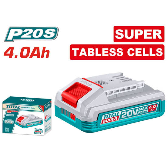 Batterie TOTAL TFBLI2123 – 20 V / 4,0 Ah Li-ion P20S
