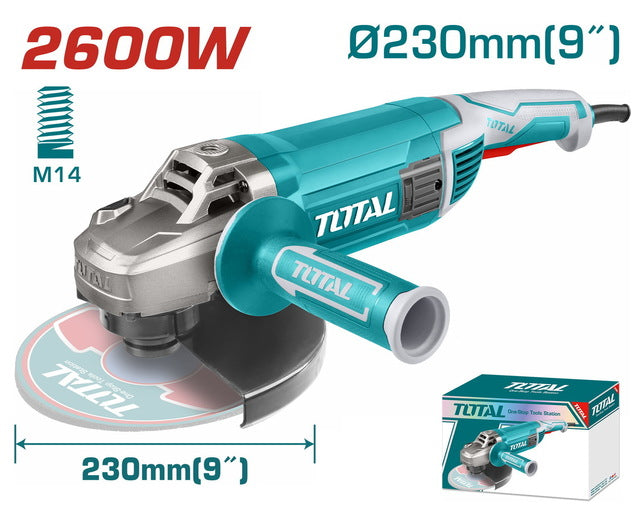 Meuleuse 230 mm 2600 W TG1262306 Vitesse à Vide 6200 Tr Min