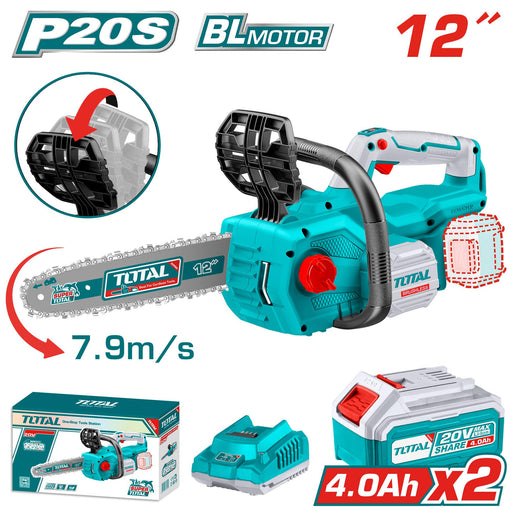 Scie Sans Fil TOTAL 20V 12 Pouces Portable TGSLI201286 - TOTAL TOOLS TUNISIA Site officiel | Station d'outils