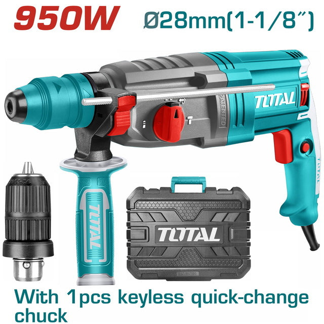 Marteau Perforateur 950W TOTAL Diametre 28 Millimetres TH309288-2