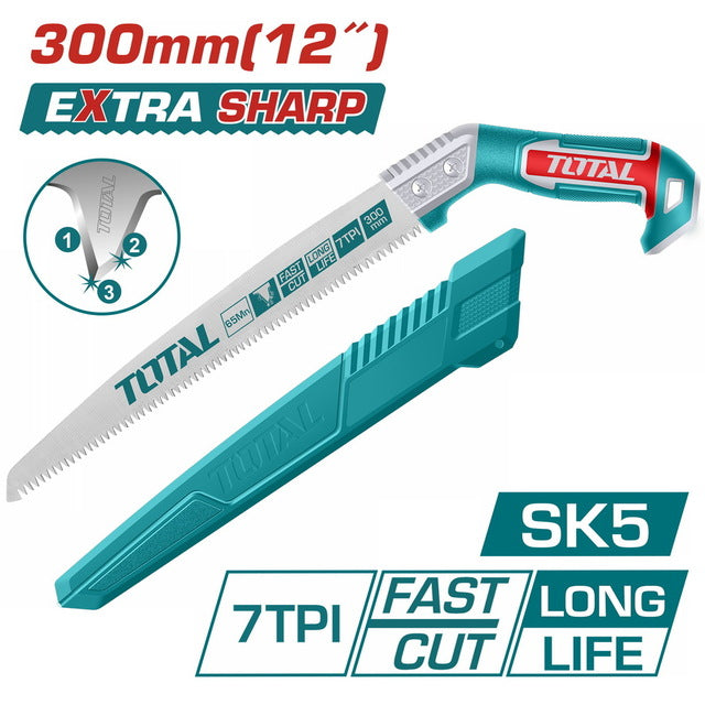 Scie D'Élagage Manuelle 300 Mm THPS3008 Avec Étui De Protection Acier SK5