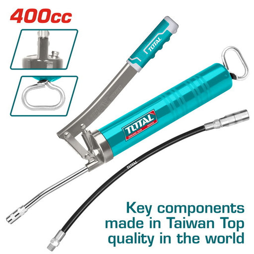 THT111051 Pompe À Graisse Manuelle TOTAL 400 CC Flexible - TOTAL TOOLS TUNISIA Site officiel | Station d'outils