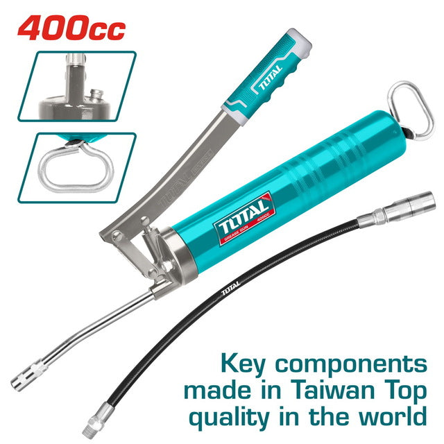 THT111051 Pompe À Graisse Manuelle TOTAL 400 CC Flexible - TOTAL TOOLS TUNISIA Site officiel | Station d'outils