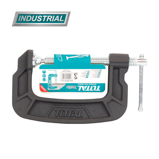 THT13186 – Serre-Joint En C TOTAL 200 Mm – Serrage Précis - TOTAL TOOLS TUNISIA Site officiel | Station d'outils