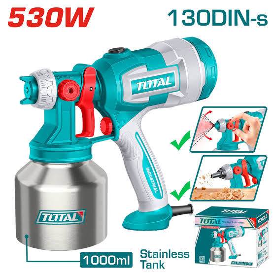 Pistolet de peinture électrique TOTAL TT45061 – 530 W