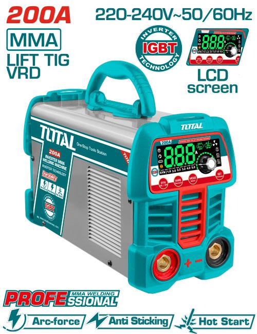 Poste À Souder Inverter Mma/Tig Lift 200a TW2200691