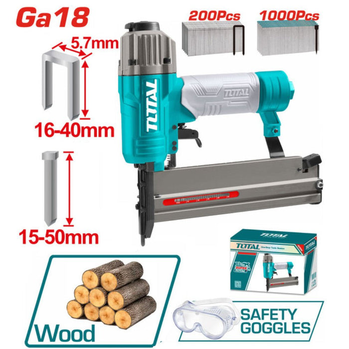 Agrafeuse Cloueuse Pneumatique TOTAL TAT81501 Pression 4 à 8 bar 1,5 kg - TOTAL TOOLS TUNISIA Site officiel | Station d'outils