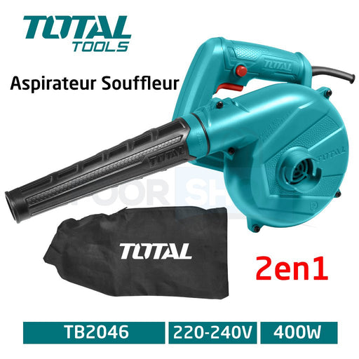 Aspirateur Souffleur 400W 2 En 1 TOTAL TUNISIA TB2046 - TOTAL TOOLS TUNISIA Site officiel | Station d'outils