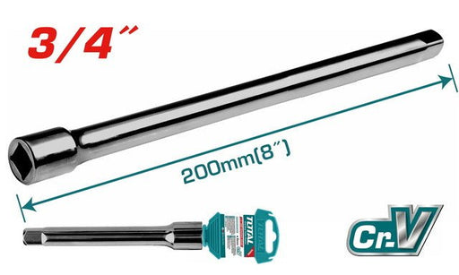 Barre D Extension 200 mm 3/4 Pouce Total Accès - THEB34081 - TOTAL TOOLS TUNISIA Site officiel | Station d'outils