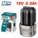 Batterie 16V 2Ah Pour Série M16 TOTAL Tools TFBLI1620 - TOTAL TOOLS TUNISIA Site officiel | Station d'outils