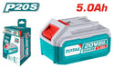 Batterie Outils 20V 5.0Ah - TOTAL TUNISIA LED - TFBLI20531 - TOTAL TOOLS TUNISIA Site officiel | Station d'outils