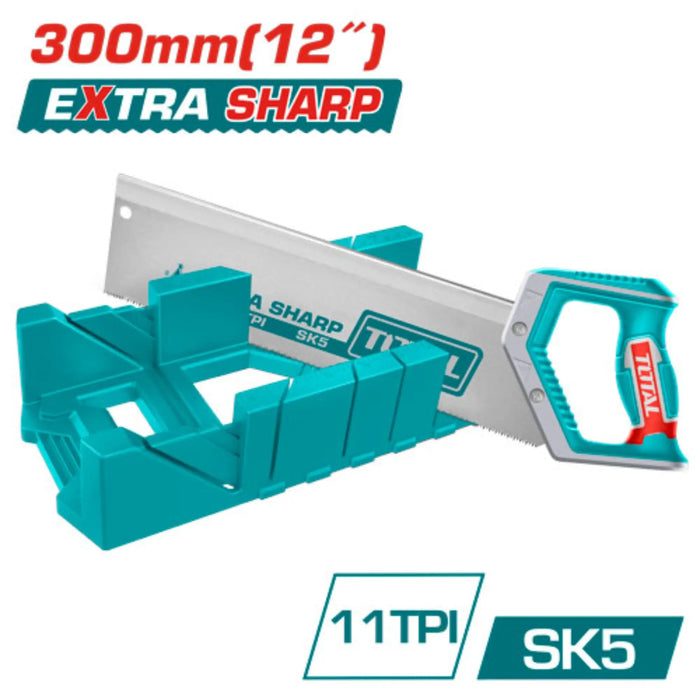 Boîte à onglets avec scie 300 mm TOTAL – THTK591282 - TOTAL TOOLS TUNISIA Site officiel | Station d'outils