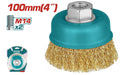 Brosse Métallique 100 Mm Avec Écrou TAC31041 TOTAL TUNISIA - TOTAL TOOLS TUNISIA Site officiel | Station d'outils