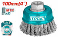 Brosse Torsadée 100mm M14x2 TOTAL TUNISIA Décapage TAC32041 - TOTAL TOOLS TUNISIA Site officiel | Station d'outils