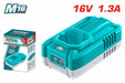 Chargeur 16V 1,3Ah–TOTAL TUNISIA Recharge Rapide–TFCLI1613 - TOTAL TOOLS TUNISIA Site officiel | Station d'outils